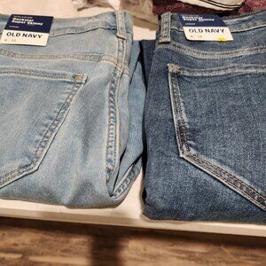 Two pairs of Old Navy Rockstar Super Skinny Jeans. New with tag.